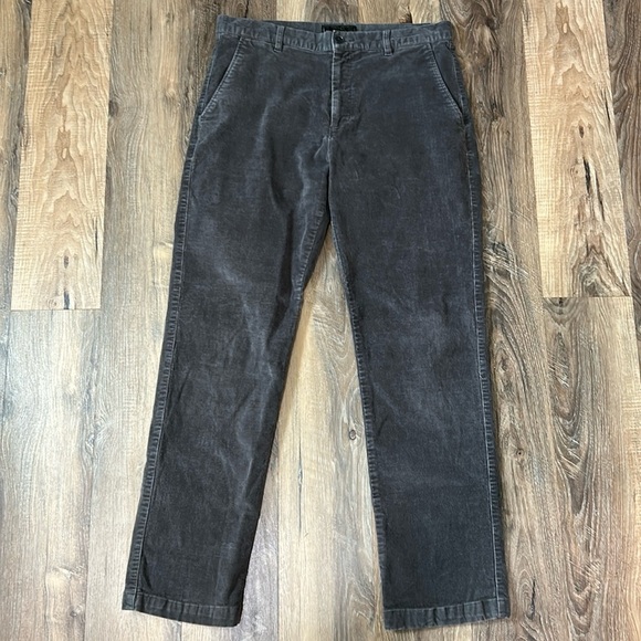 Jos. A. Bank Other - Jos. A. Bank Reserve Corduroy Pants Mens 34X32 Gray Flat Front Stretch Chino